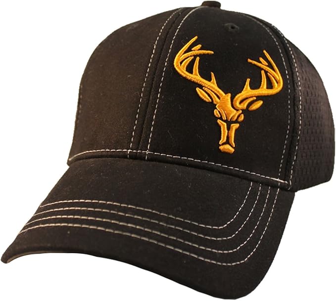 rackhound 男士鹿头弹力修身帽均码黑色 黑色 one si