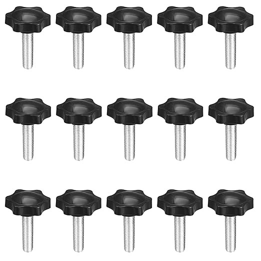 nacx m8 x 30 毫米螺纹夹紧旋钮,拇指螺丝,星形手旋钮紧固螺丝旋钮