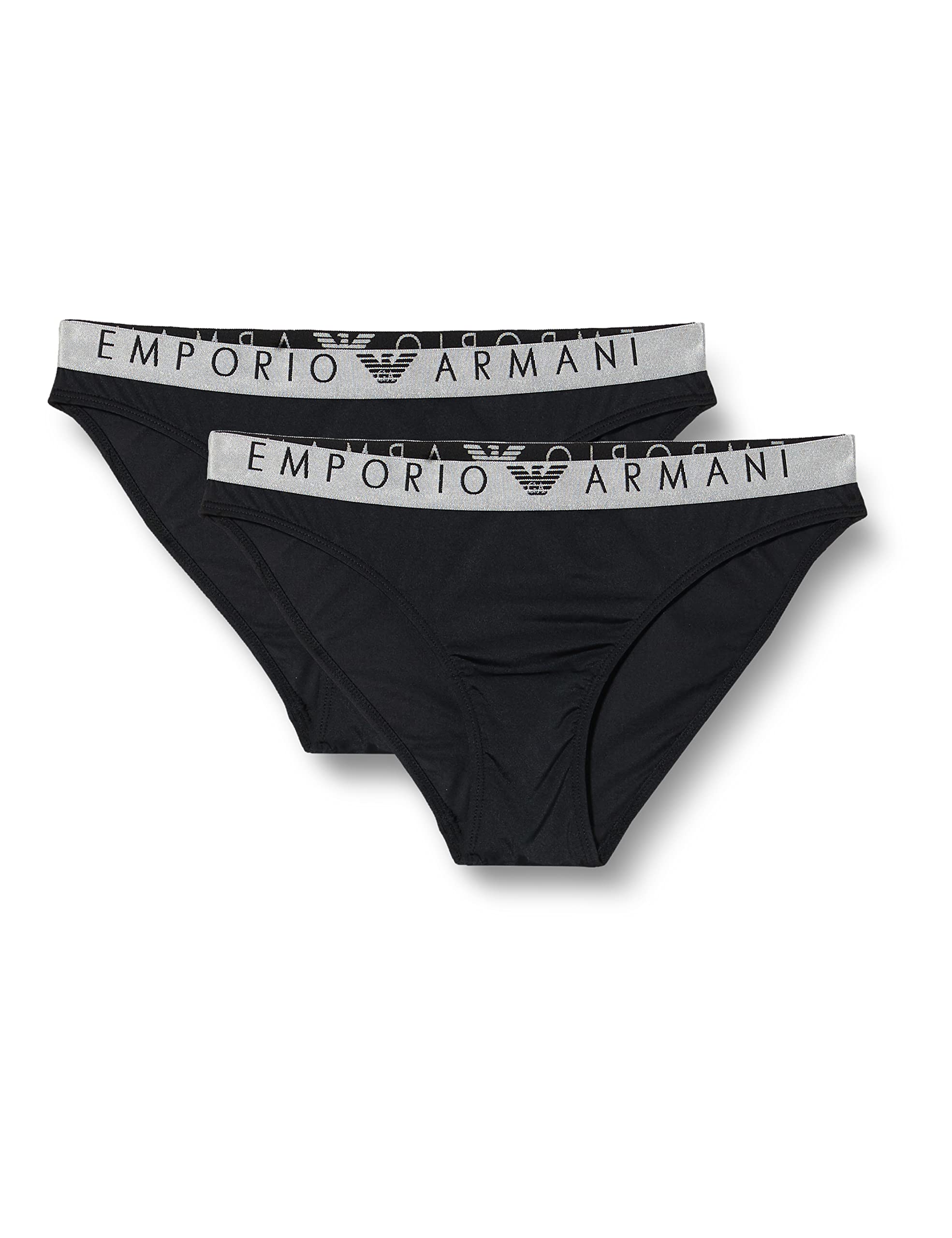 Emporio Armani Ladies Signature Microfiber Briefs (2 pieces)