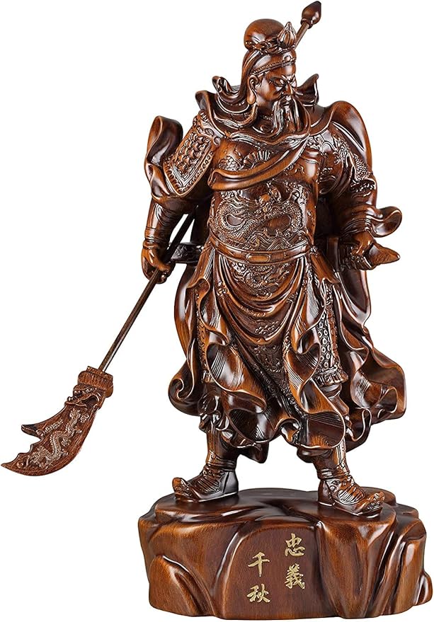 7 千克)中国关鱼关功军阀雕像持刀宽玉功/宽功/广功