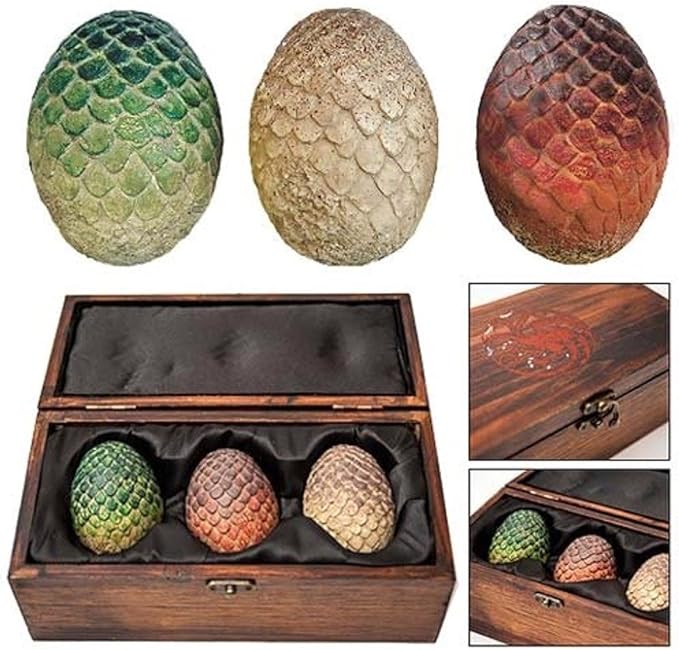 权力的游戏龙蛋道具复制品套装木盒animewild出品