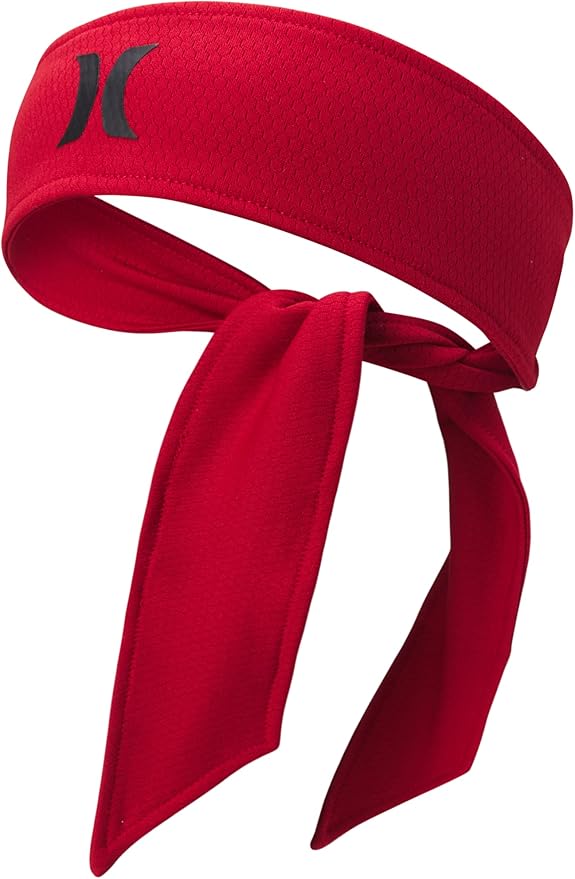 hurley 男式头带 - ace 防汗速干运动带,均码,红色 : 亚马逊中国