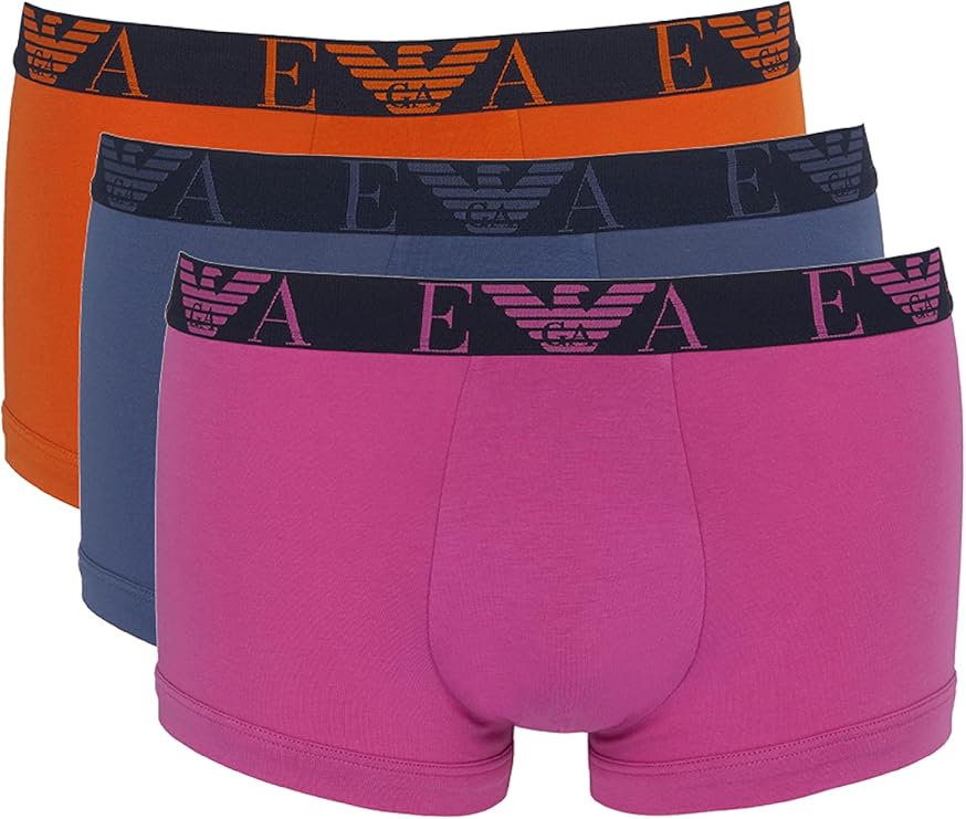 emporio armani 男士 3 件装 平角内裤