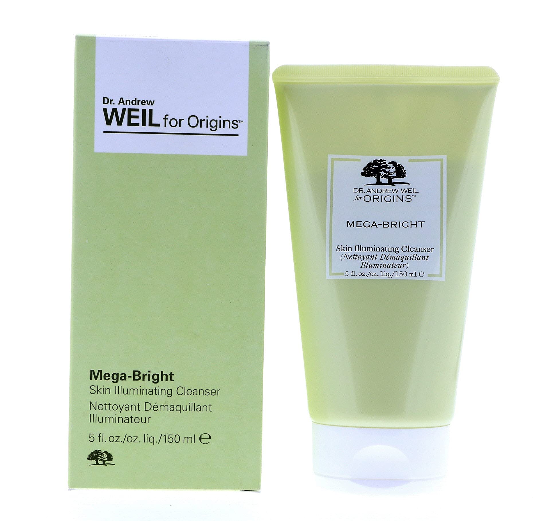 Dr. Andrew Weil Native Mega Bright Brightening Facial Cleanser, 5 fluid ounces