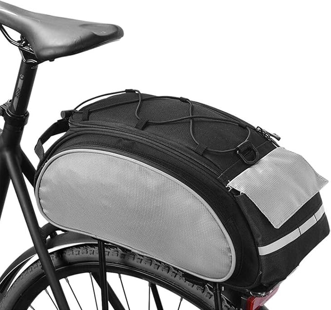 yogolai 自行车反光行李架包多功能自行车后座货袋后后备箱 pannier