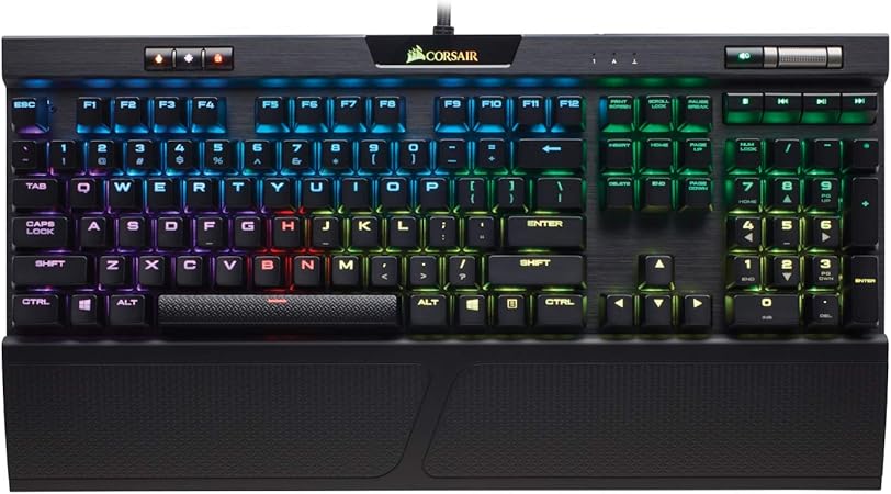 Corsair 美商海盗船 Corsair 海盗船k70 Rgb Mk 2 机械键盘游戏键盘cherrymx银轴usb 直连多媒体控制rgb 炫彩led背光 Ch Na 价格报价图片评测多少钱