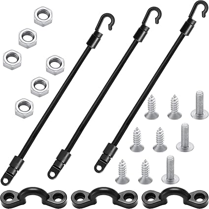 6 件套鱼竿吊带支架钓鱼竿甲板安装连接器钓鱼船甲板安装杆支架适用于船用船舶钓鱼供应 45 72 厘米长 运动户外休闲 亚马逊中国