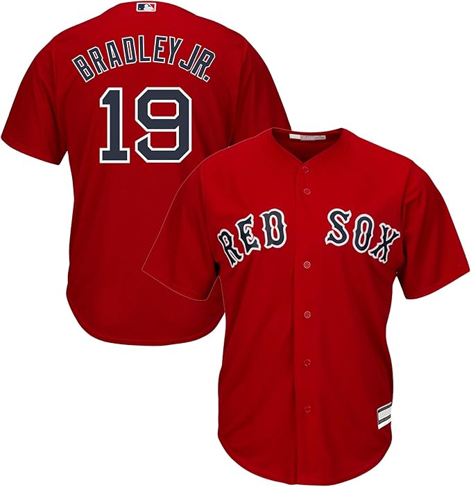 jackie bradley jr. 波士顿红袜队 mlb 男孩青少年 8-20 球员球衣