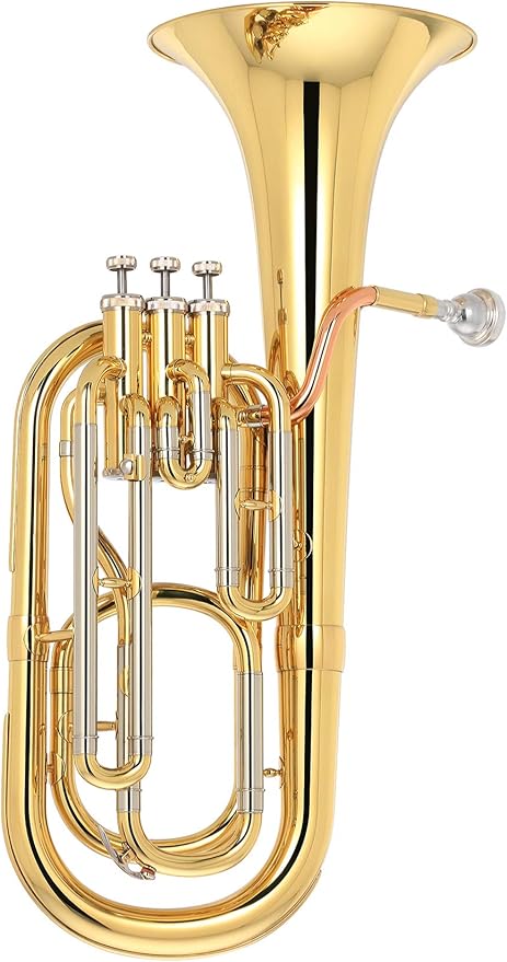 kaizer baritone horn 2000 系列 b 扁平 bb 金色漆 brh-2000lq