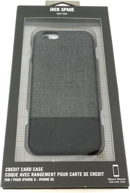Jack Spade 信用卡保护套适用于iphone 6 6s 牛津灰色 黑色jsiph 010 Togry V 亚马逊中国 手机通讯