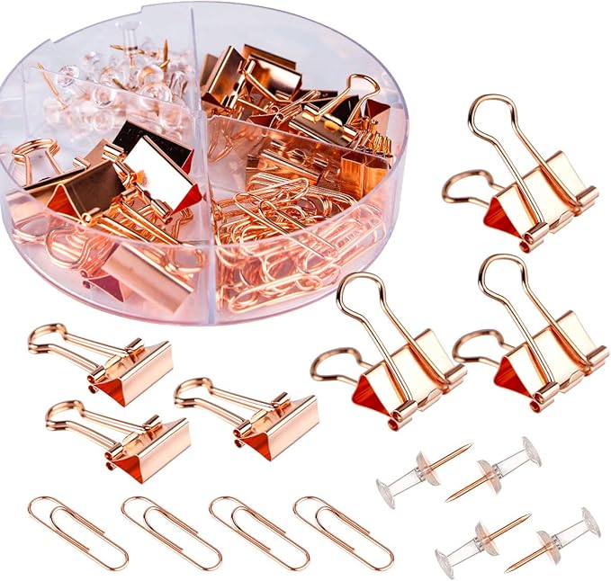 push pins 活页夹夹纸夹地图夹套装适用于办公室,学校和家庭用品 玫瑰