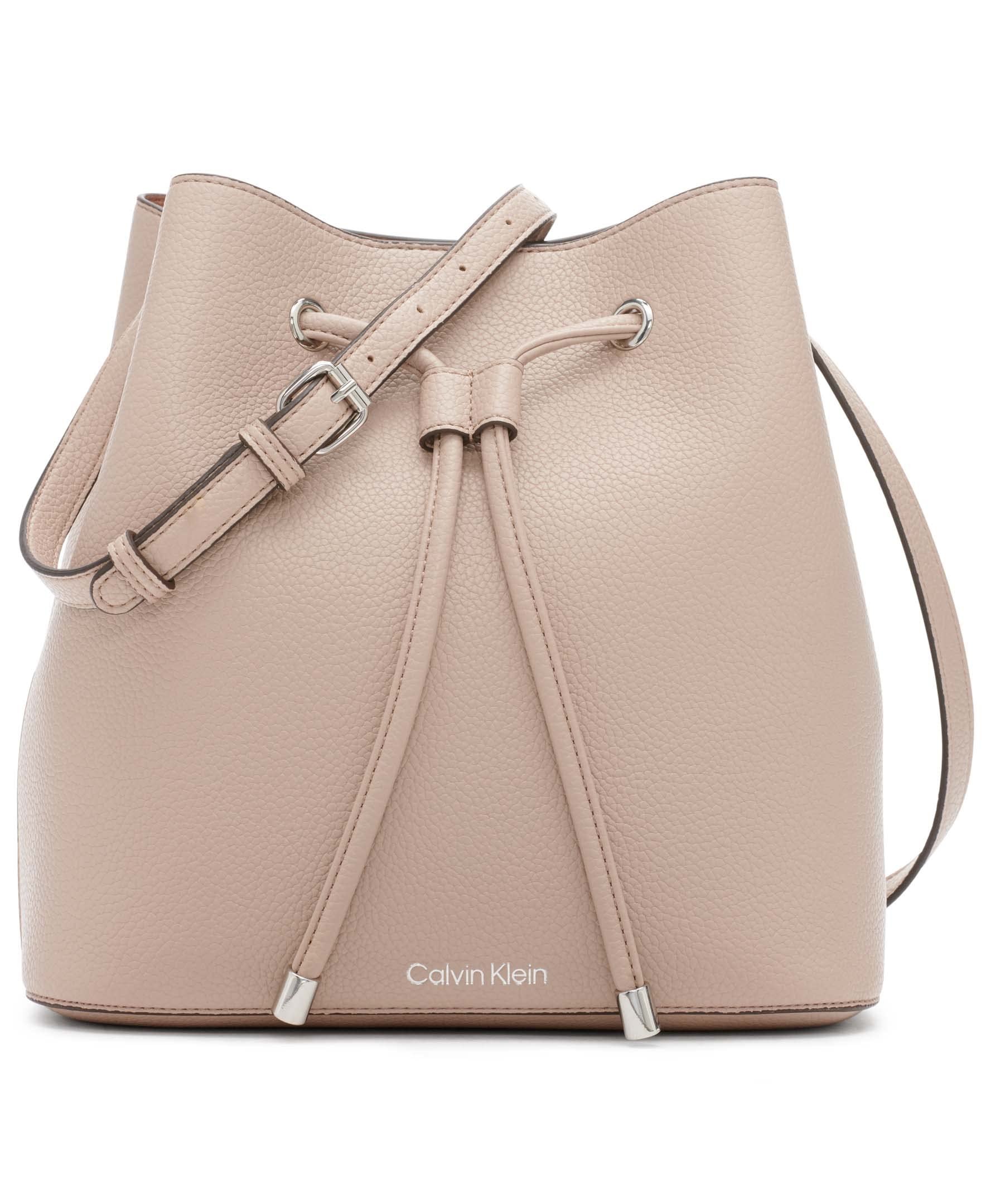 Calvin Klein Women's Gabrianna Novelty Bucket Shoulder Bag, goat, all sizes