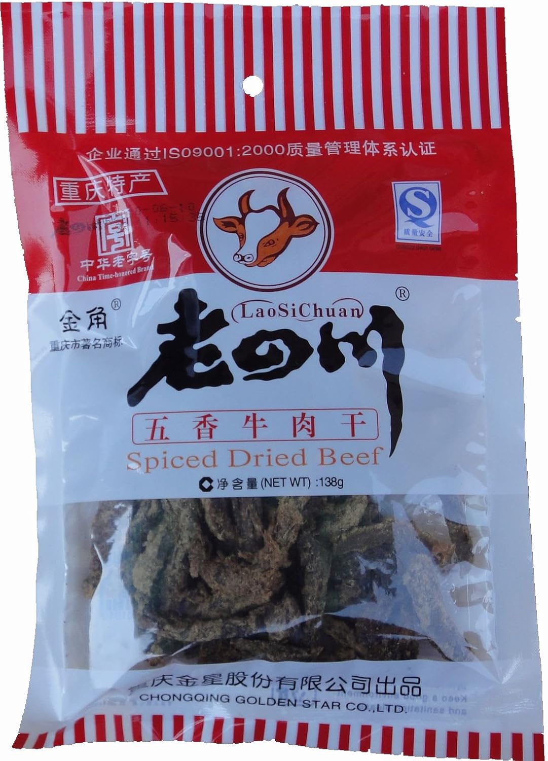 金角五香牛肉干138g