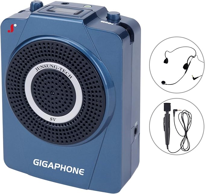 gigaphone 户外 sv 便携式扩音器【40w】带麦克风 : 亚马逊中国: 乐器