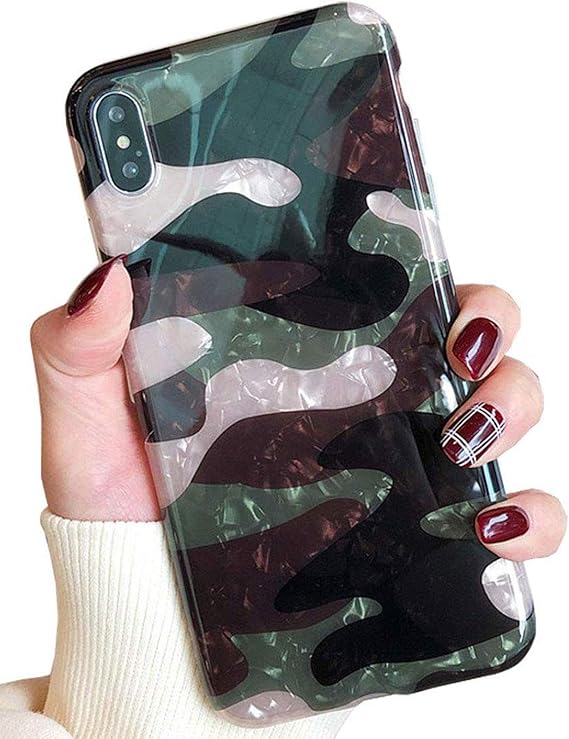 闪亮珍珠光泽图案印花软硅胶盖超薄 tpu 坚固保护背面手机壳适用于