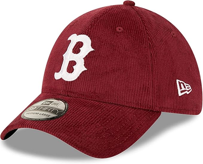 new era 波士顿红袜队线 39thirty 棒球帽 - 深紫色