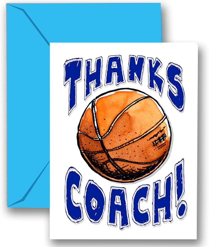 " sports powercard 贺卡 (5x7) 非常适合青年团队运动 - 表达"谢谢!