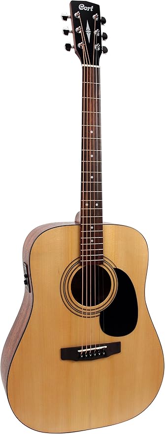 cort ad810eop standard dreadnought acoustic-电吉他云杉顶,红褐色