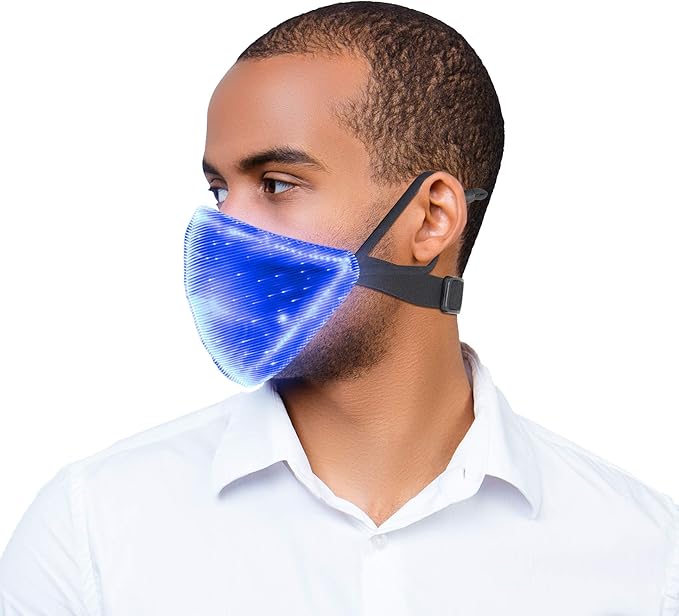 mad mask led 发光面罩 有趣可重复使用面膜 男女适用