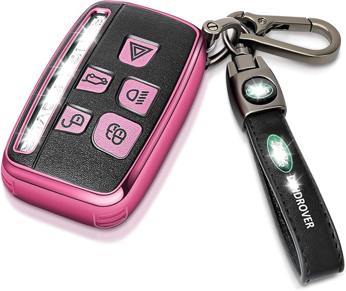 intermerge 钥匙扣保护套带皮革钥匙扣,适用于 range