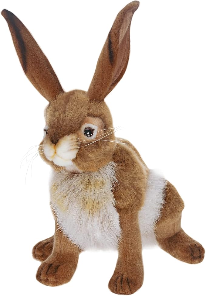 hansa blacktail jack rabbit 毛绒动物玩具,12 英寸