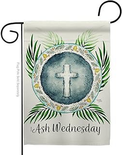 breeze decor 圣灰星期三花园旗帜宗教信仰希望恩典和鸽子基督教宗教