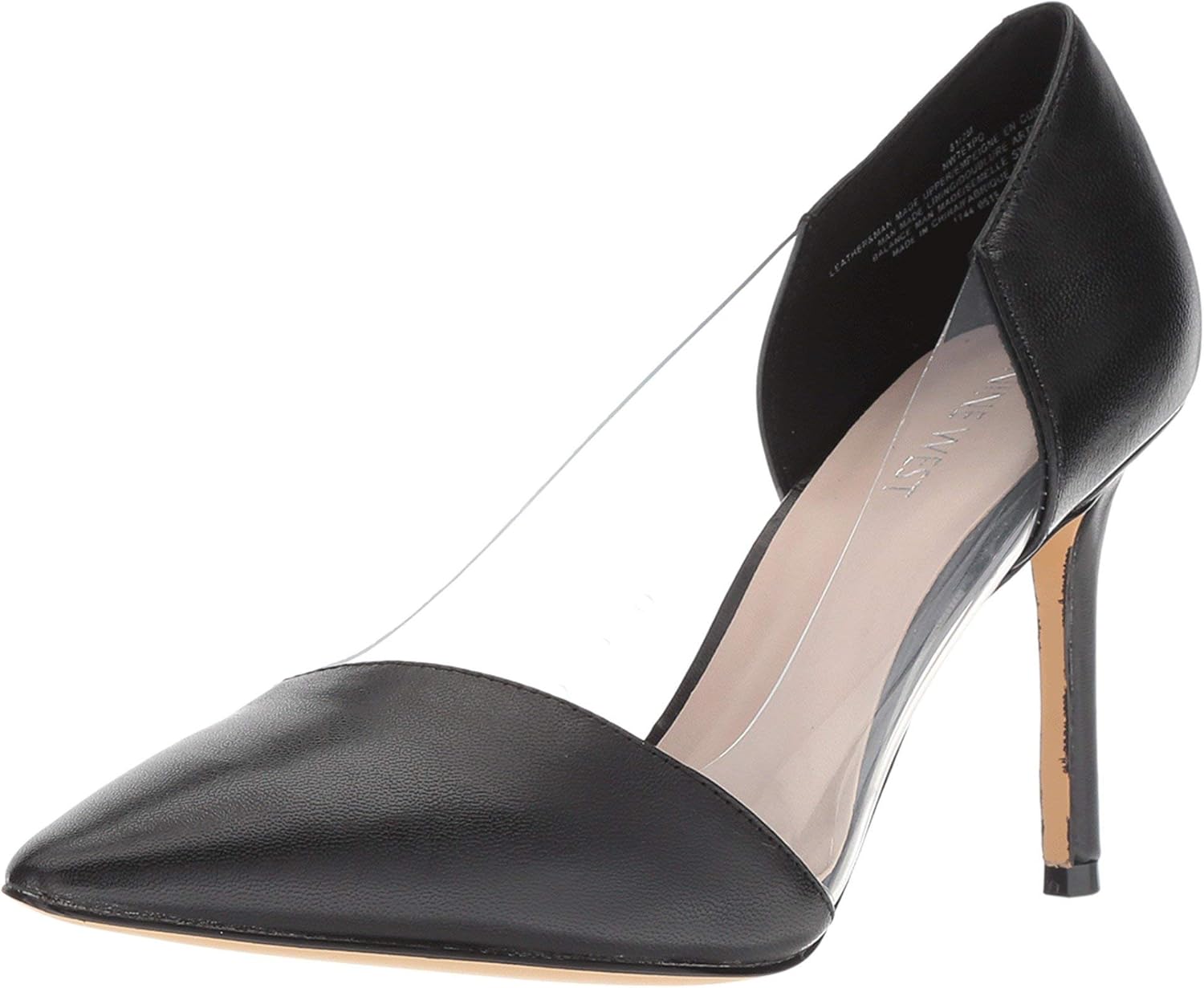 Nine West Nine West图片nine West价格nine West 玖熙女式博览会黑色 透明7 5 亚马逊中国