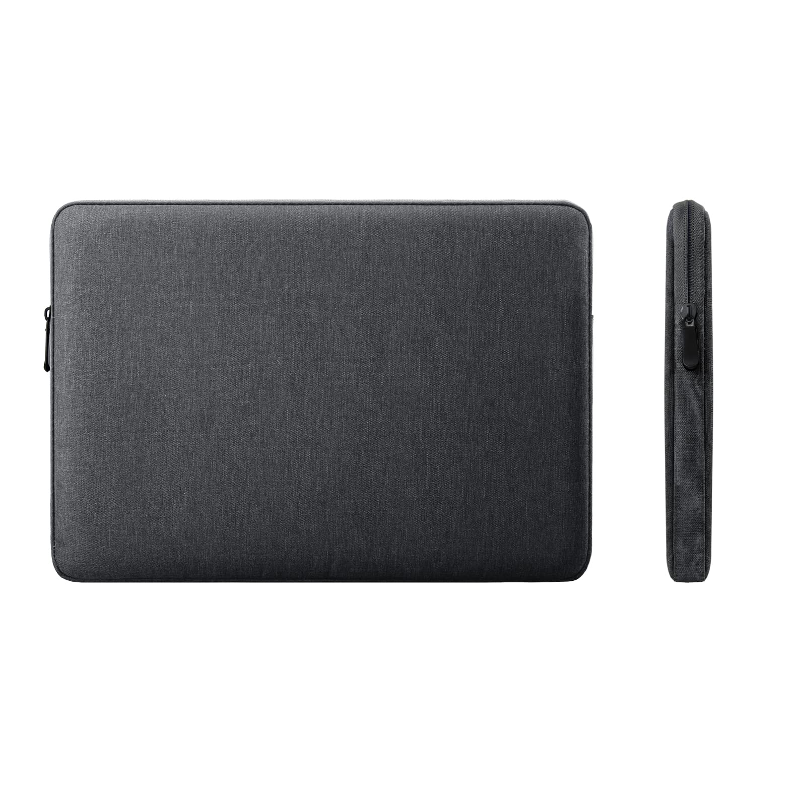 YINHANG Laptop Case 13-inch for 14-inch MacBook Pro A2442 2021 13.3-inch MacBook Air Pro Chromebook laptop, waterproof polyester case ultra-thin padded bag for men and women, dark gray