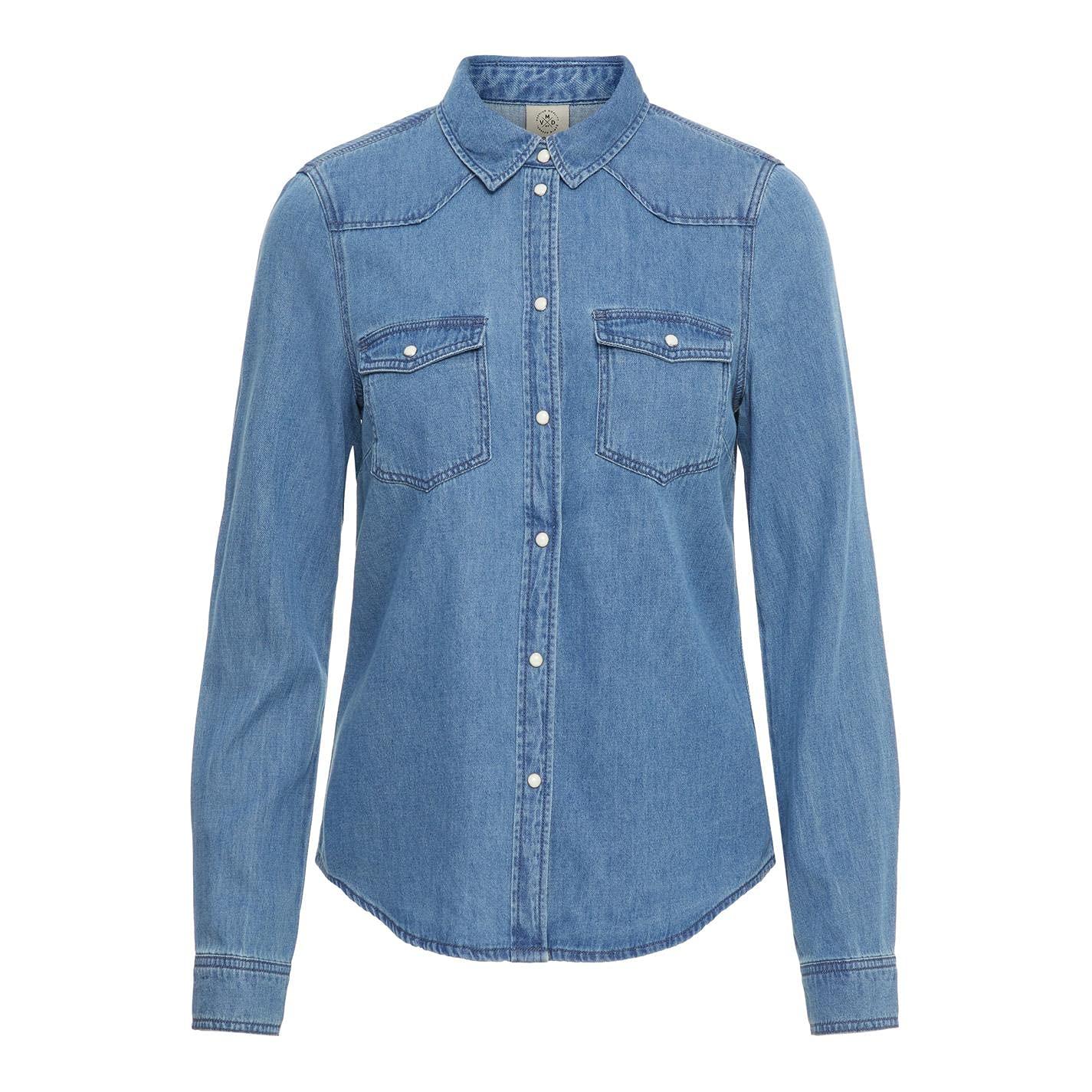 VERO MODA Women's denim Shirt VMMaria denim look