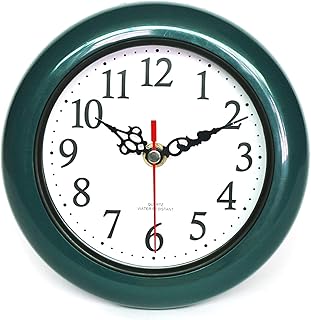 perfect pearl 防水时钟,静音无滴漏扫地机芯,直径 16.