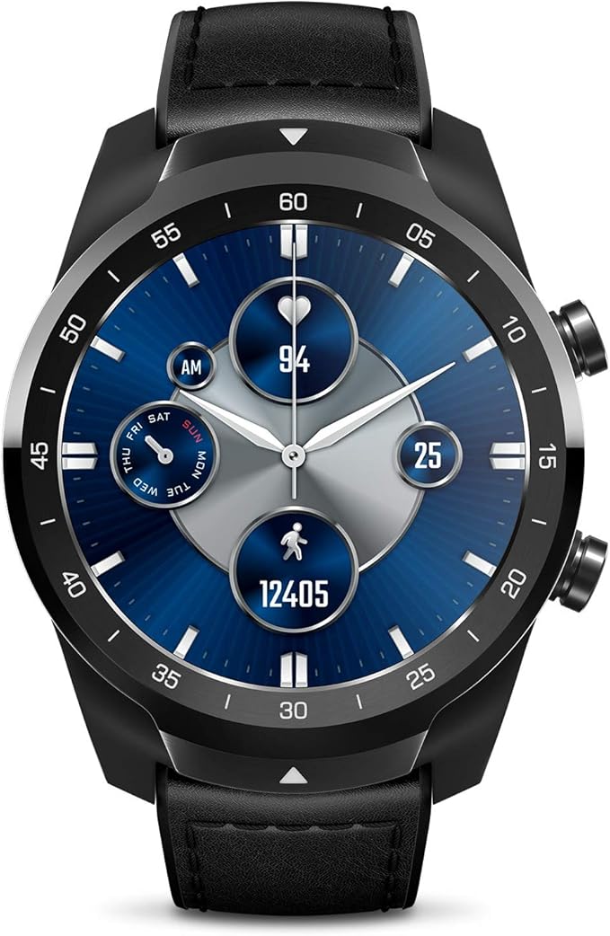 ticwatch pro s 智能手表 1gb ram 内置 gps ip68 防水 24 小时心率