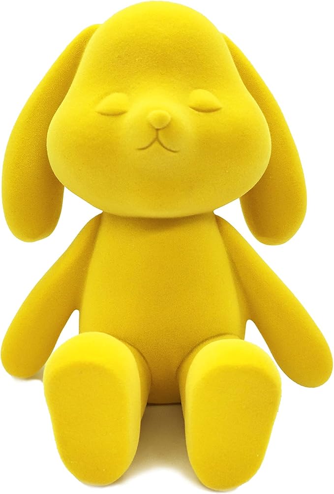 siterfa 麂皮兔饰品可爱植绒兔子雕像可爱室内架子装饰动物雕塑工艺