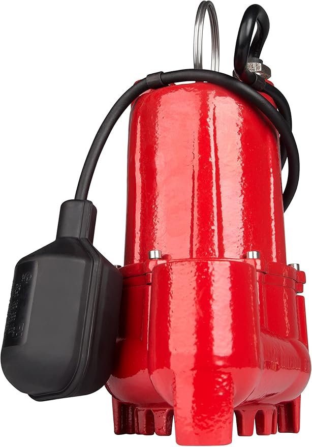 red lion rl-sc33t 1/3-hp 3350-gph sump pump with tethered float