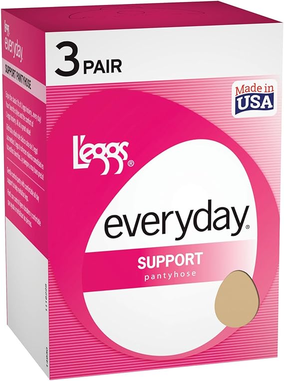 Legg`s Everyday Women`s Control Top Support Panty Hose, 14930, A