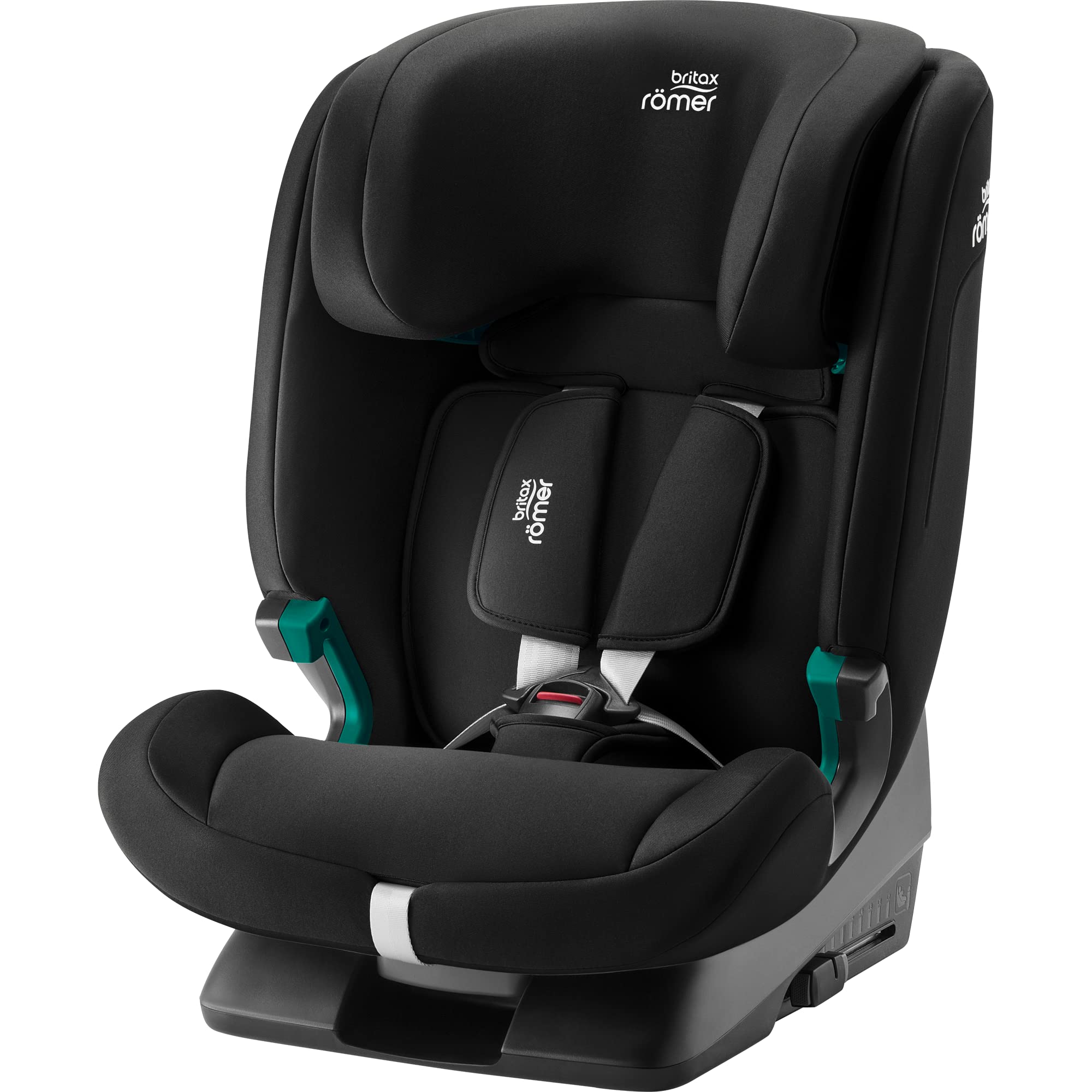 Britax Bodyssey R O MER car safety seat EVOLVAFIX with ISOFIX children height 76 to 150 centimeters (i-Size) 15 months to 12 years old deep void black