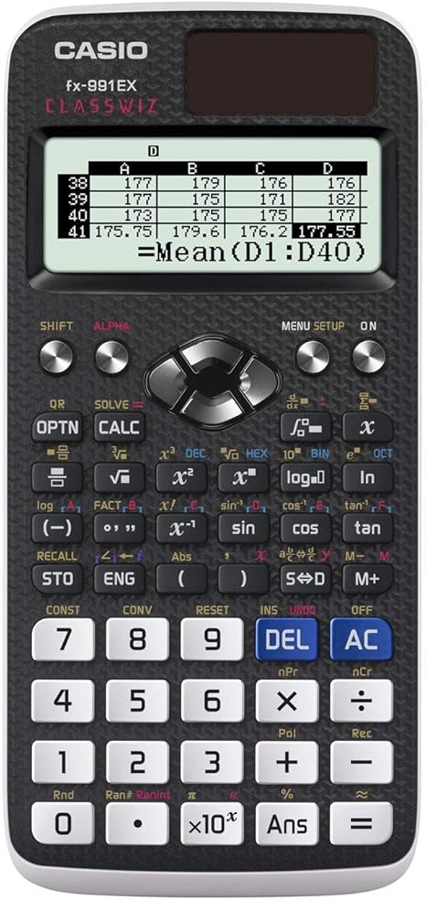 Casio 卡西欧fx 991ex 工程 科学计算器黑色 亚马逊中国 电视音响