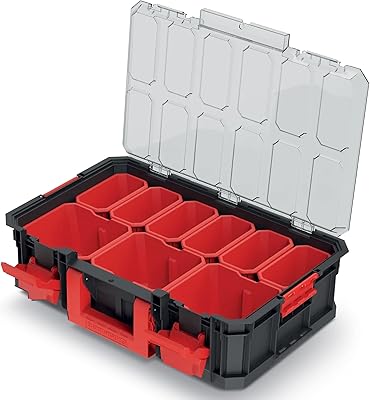 kistenberg 工具收纳盒,黑色/红色