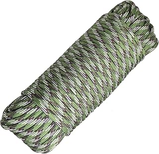 vividly 600 磅战术降落伞绳露营,远足和生存-9 股降落伞绳-100 英尺