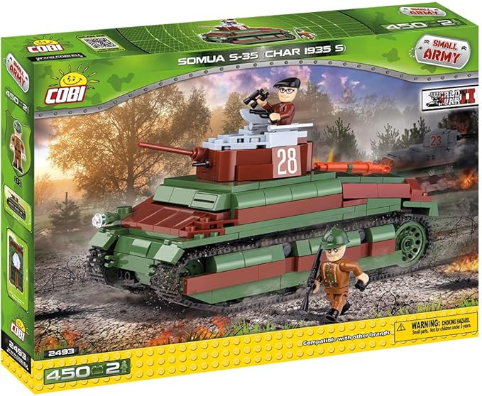 cobi 索玛s35 char 1935s型 中型坦克 5902251024932 拼插玩具 坦克