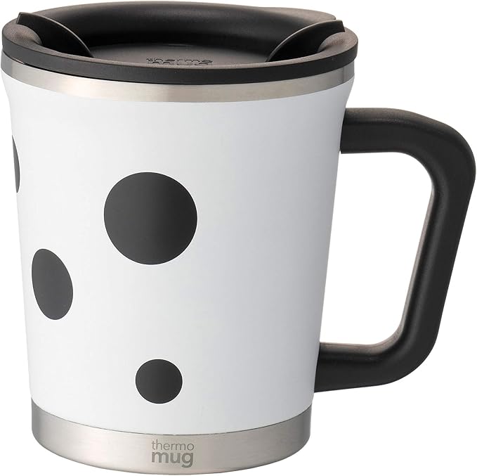 thermo mug 带盖不锈钢双壁马克杯 白色 300毫升 ddm18-30