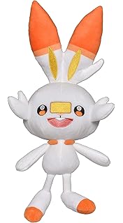 pokémon 剑和盾牌 8 英寸毛绒玩具 - scorbunny