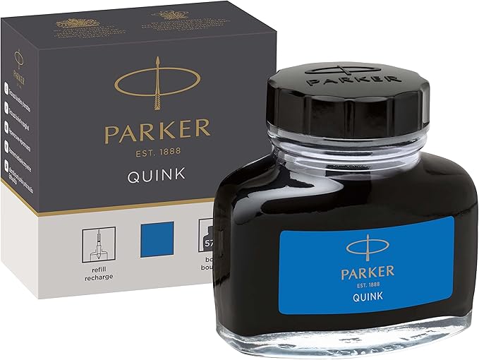 parker 派克 1950377钢笔quink瓶装墨水-57毫升,派克蓝