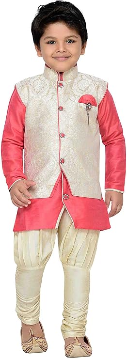 aj dezines 儿童印度服饰宝莱坞风格库尔塔睡衣男孩