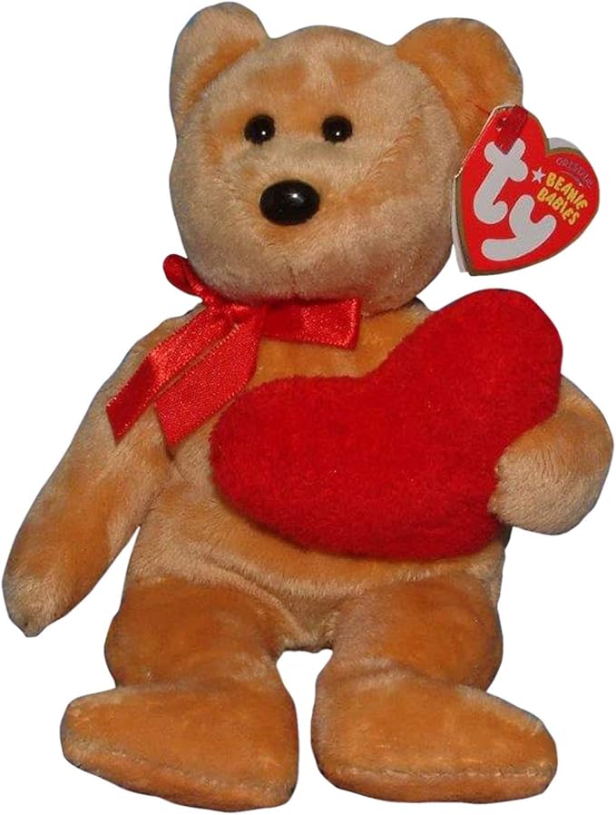 ty beanie baby - goodheart the bear