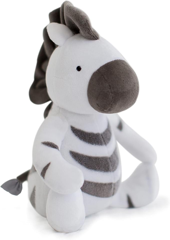 amazing baby 毛绒玩具,小斑马,7 英寸,浅黑色