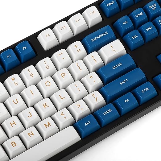 袜子键帽 165 键双射 sa 配置文件适用于 ansi 和 iso 布局键盘/61%