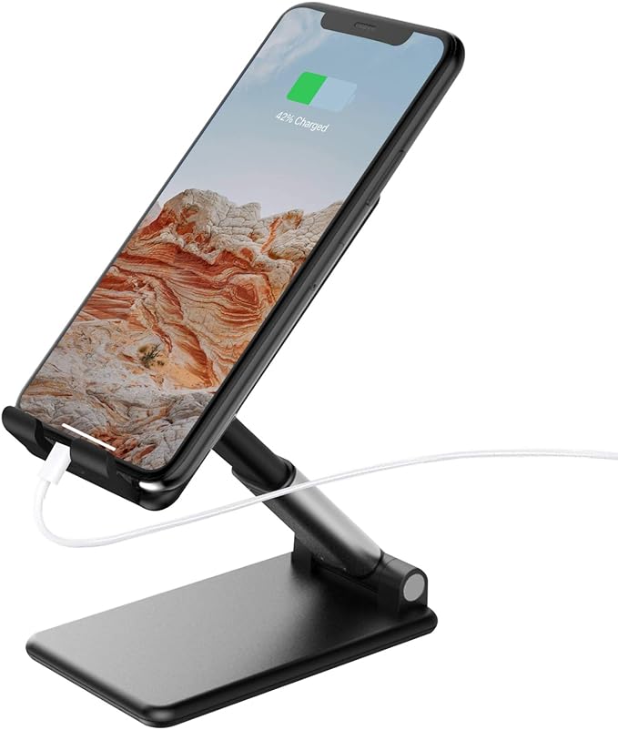 talkworks 手机支架,适用于桌面办公室配件和家庭 - 可调节,灵活,可