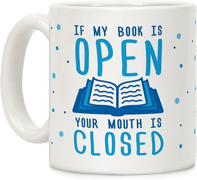 if my books is open your mouth is closed 白色 311.