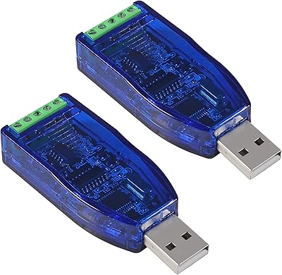 qccan 2pcs usb 转 rs485 rs232 转换器*保护 rs485 转换器兼容性 v2.