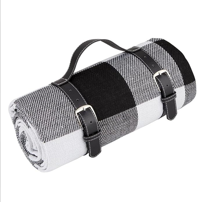 barbara design studio sips 防水野餐毯,59 x 69 英寸,buffalo check